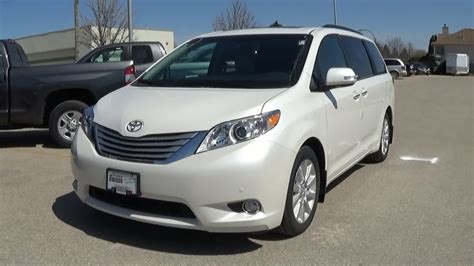 See owner's manual for additional limitations and details. 2014 Toyota Sienna Limited Full Review, Start up and ...