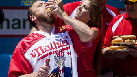Joey Chestnut Nathans Famous Hot Dog Eating Contest How Do They Do It