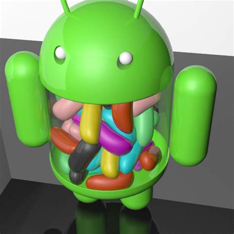 Android Jellybean Mascot 2 3d Model Cgtrader