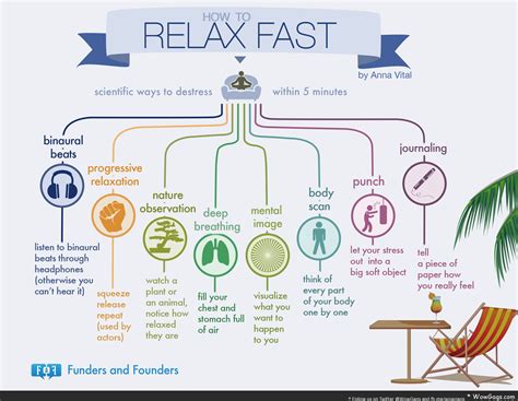 How To Relax Fast Scientific Ways To De Stress Within 5 Minutes Infographic Ways To