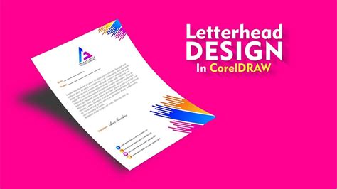 Download exceptional doctor letterhead templates and doctor letterhead designs include customizable layouts, professional artwork and logo designs. How to Design a Letterhead | Letterpad | CorelDraw | URDU ...