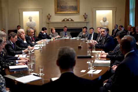 An attribute of political participants that measures one's concern for an election outcome and the positions of the candidates on the issues. Obama Cabinet Meeting - Outside the Beltway