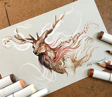 50 Inspiring Color Pencil Drawings Of Animals By Katy