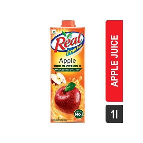 Real Fruit Power Apple Juice 1 L Price Buy Online At ₹97 In India