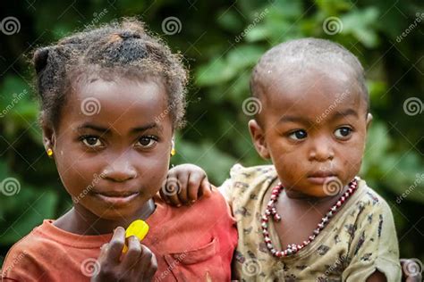 Poor Malagasy Children Editorial Photography Image Of Background