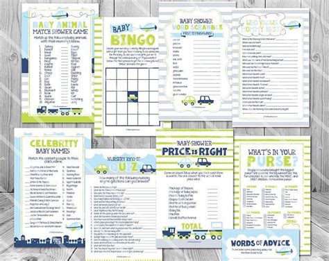Monsters Inc Baby Shower Games Printables Monster Baby Shower Etsy