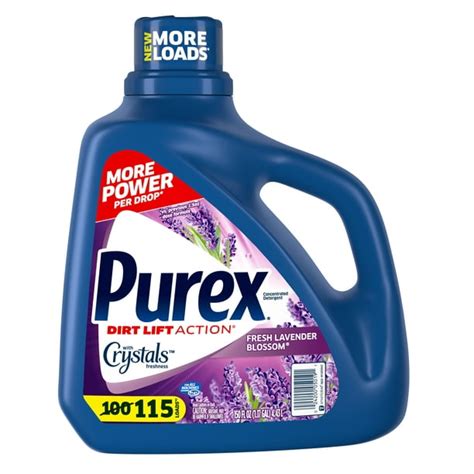 Purex Fresh Lavender Blossom 115 Loads Liquid Laundry Detergent With