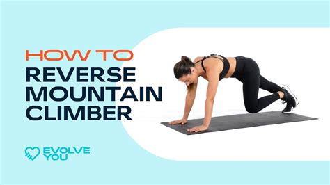 How To Reverse Mountain Climbers With Krissy Cela Youtube