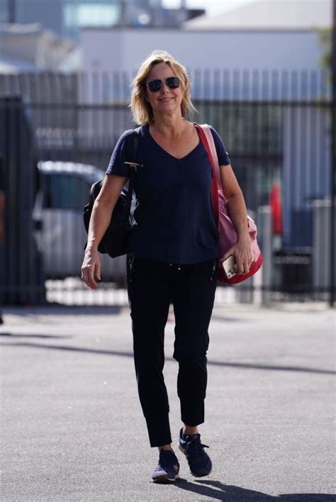 Melora Hardin Arrives At Dancing With The Stars Studio In Los Angeles