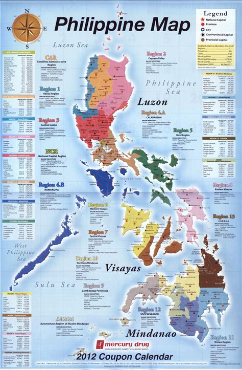 Philippine Map By The Regions