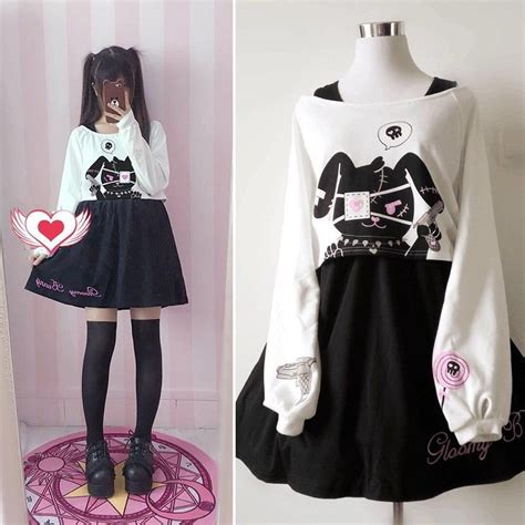 Cute Kawaii Bunny Two Piece Dress Se10089 Kawaii Clothes Cute