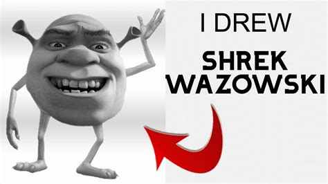 I Drew Shrek Wazowski Day 90100 Youtube