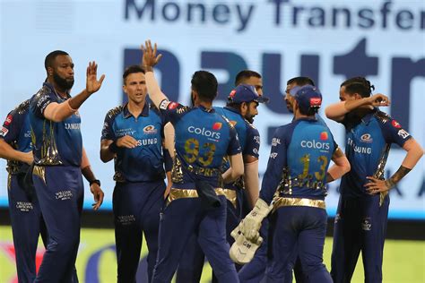 Defending champion mumbai indians on saturday unveiled its jersey for the upcoming season of the indian premier league which captures composition of five basic elements of the universe earth , water, fire, air and sky, each signifying the essence of the franchise. IPL 2020: Mumbai Indians humiliate Delhi Capitals to hand ...