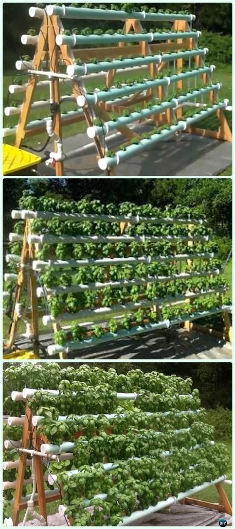 PVC A Frame Hydroponic System DIY Instructions Low Budget DIY PVC