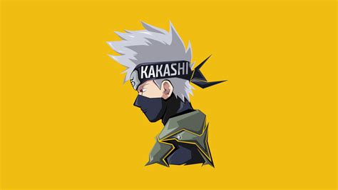 Kakashi Hatake Wallpaper 4k Illustration Naruto Minimal Art