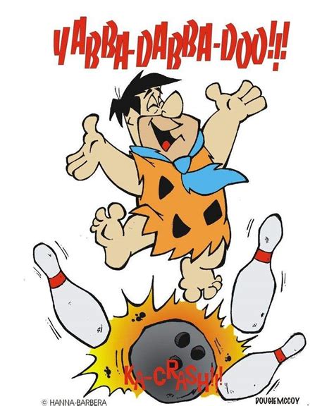 Solve Sports Fred Flintstone Bowling Jigsaw Puzzle Online With 63 Pieces