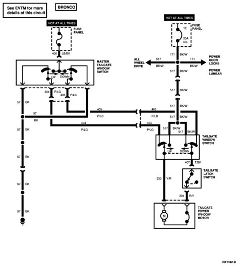 1996 Ford Bronco Engine Wiring Diagram