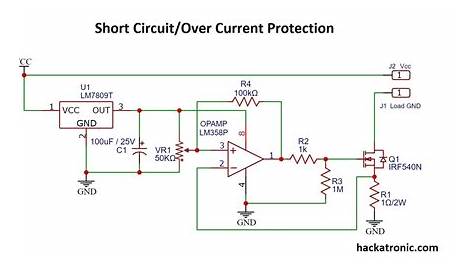 amplifier protection circuit diagram