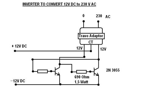 Experimenku Inverter Tegangan 12 Volt Dc Ke 230 Volt Ac