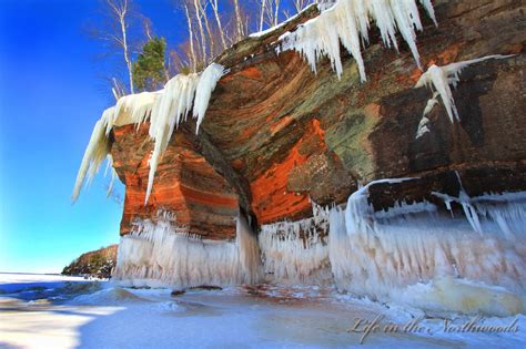 Ice Caves Along The Apostle Islands National Lakeshore Near Bayfield