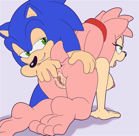 Rule 34 2016 Amy Rose Anal Anal Fingering Anthro Anus Blue Fur