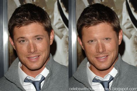 Celebs Without Eyebrows Jensen Ackles