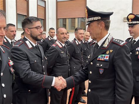 Carabinieri Il Generale Di Corpo Di Armata Riccardo Galletta In Visita