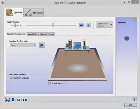 Headphone Speaker Out And Headset Selection For Realtek Combo Audio