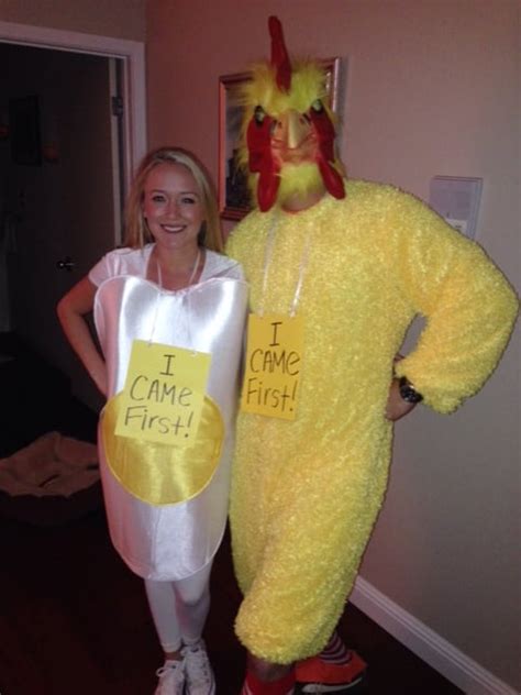 The Chicken And The Egg Homemade Halloween Couples