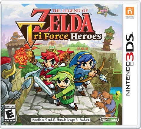 The Legend Of Zelda Tri Force Heroes Gets Updated Box Art
