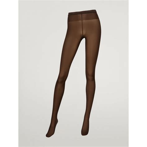 Wolford Semi Sheer Neon 40 Denier Tights Soft Cacao