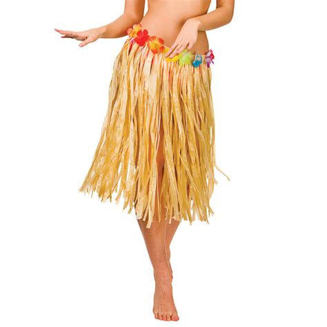 Hawaiian Hula Skirt 60cm Long Authentic Raffia Grass