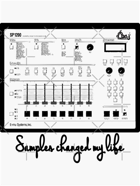 Samples Changed My Life Sp 1200 Sticker For Sale By Ocansey Redbubble