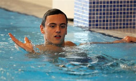Thomas robert daley (born 21 may 1994) is a british diver, television personality and youtube vlogger. London 2012 Olympics: Tom Daley is focused | Daily Mail Online