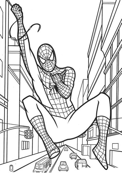 Entre las muchas ventajas que tienen los dibujos para colorear para el aprendizaje de los niños encontramos Dibujos para colorear de Spiderman
