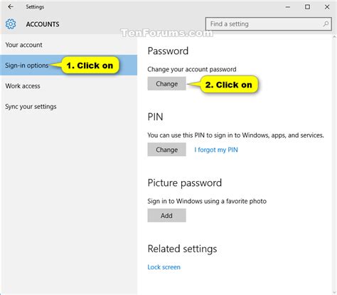 Next, to remove password from windows 10: Password of User Account - Remove in Windows 10 - Windows ...