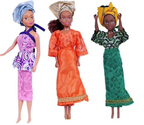 Barbie Outsold By Queens Of Africa Dolls With Braids And Traditional African Outfits African