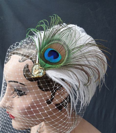 weddings peacock feather fascinator hair by batcakescouture 61 99 feather fascinators