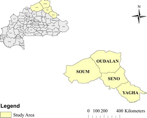 Map Of The Sahel Region Of Burkina Faso Download Scientific Diagram