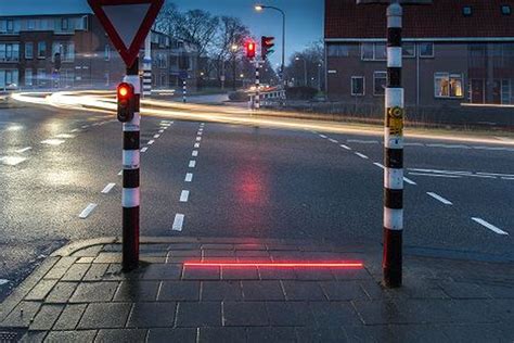 Dutch Town Installs Traffic Lights On The Ground For Texting