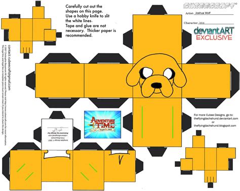 Jake Papercraft Toy Free Printable Papercraft Templates