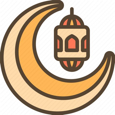 Crescent Eid Al Fitr Islam Lamp Lantern Light Ramadan Icon