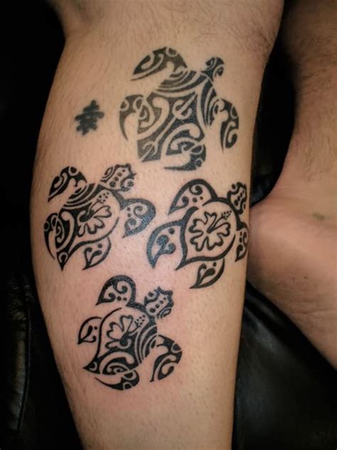 7 Beautiful Tribal Sea Turtle Tattoo