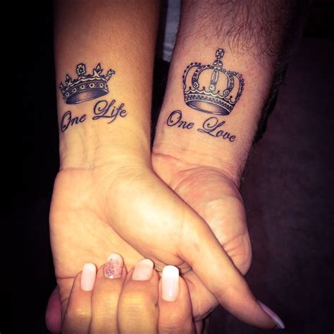 One Love One Life Tattoo Couple Matching Couple Tattoos Matching