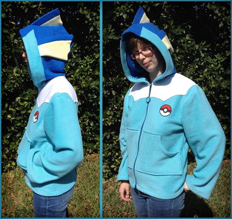 Water Eeveelution Cosplay Hoodie Jacket Sizes S Xl Custom Made To