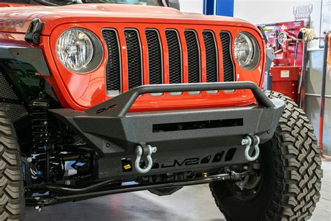 Jeep Jl Front Bumper With Bull Bar 18 Present Wrangler Jl Dv8 Offroad