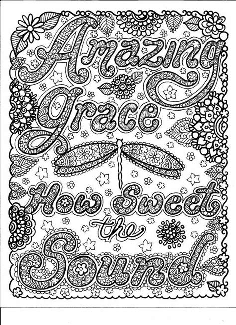 Adult Coloring Pages Amazing Grace Coloring Pages Ideas