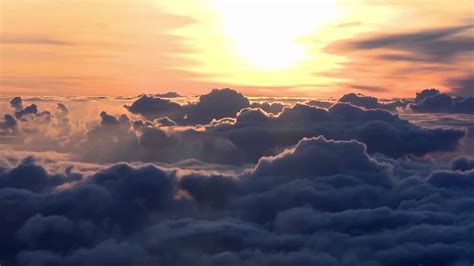 Sunrise Above The Clouds Timelapse Youtube
