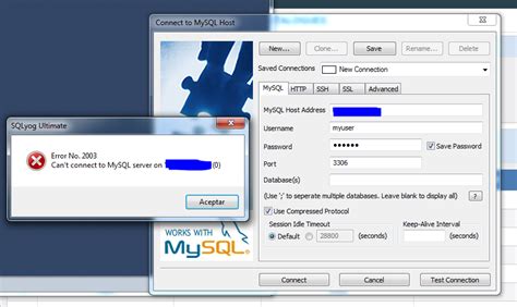 MySql Server Error No 2003 Can T Connect To Mysql Server I Can T