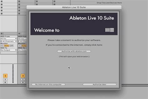 You can carry out the task in a matter of seconds, though you'll have to do so a paltry five authorizations is all you get. Authorizing Live Offline - Ableton